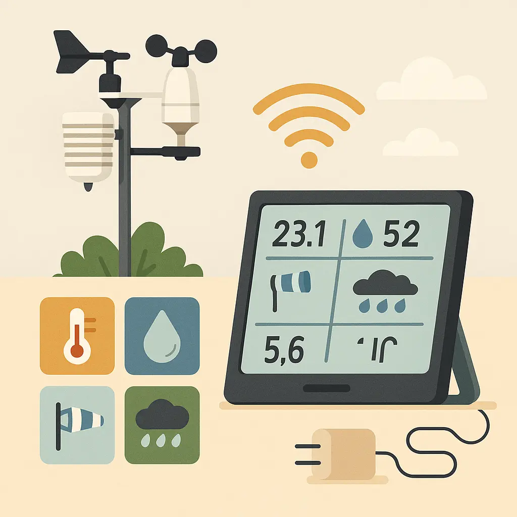 Comment fonctionne une station météo ?
