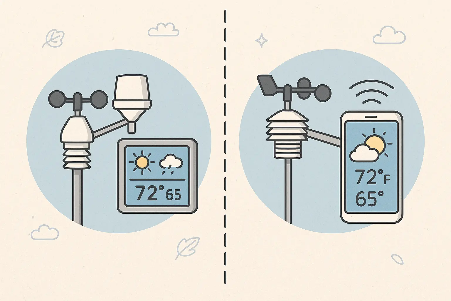 Faut-il choisir une station météo connectée ou locale ?