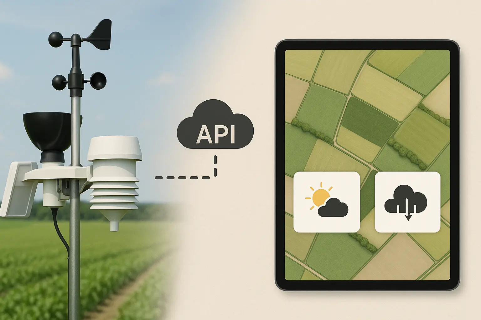 Stations météo avec API pour exploitation agricole ou domotique