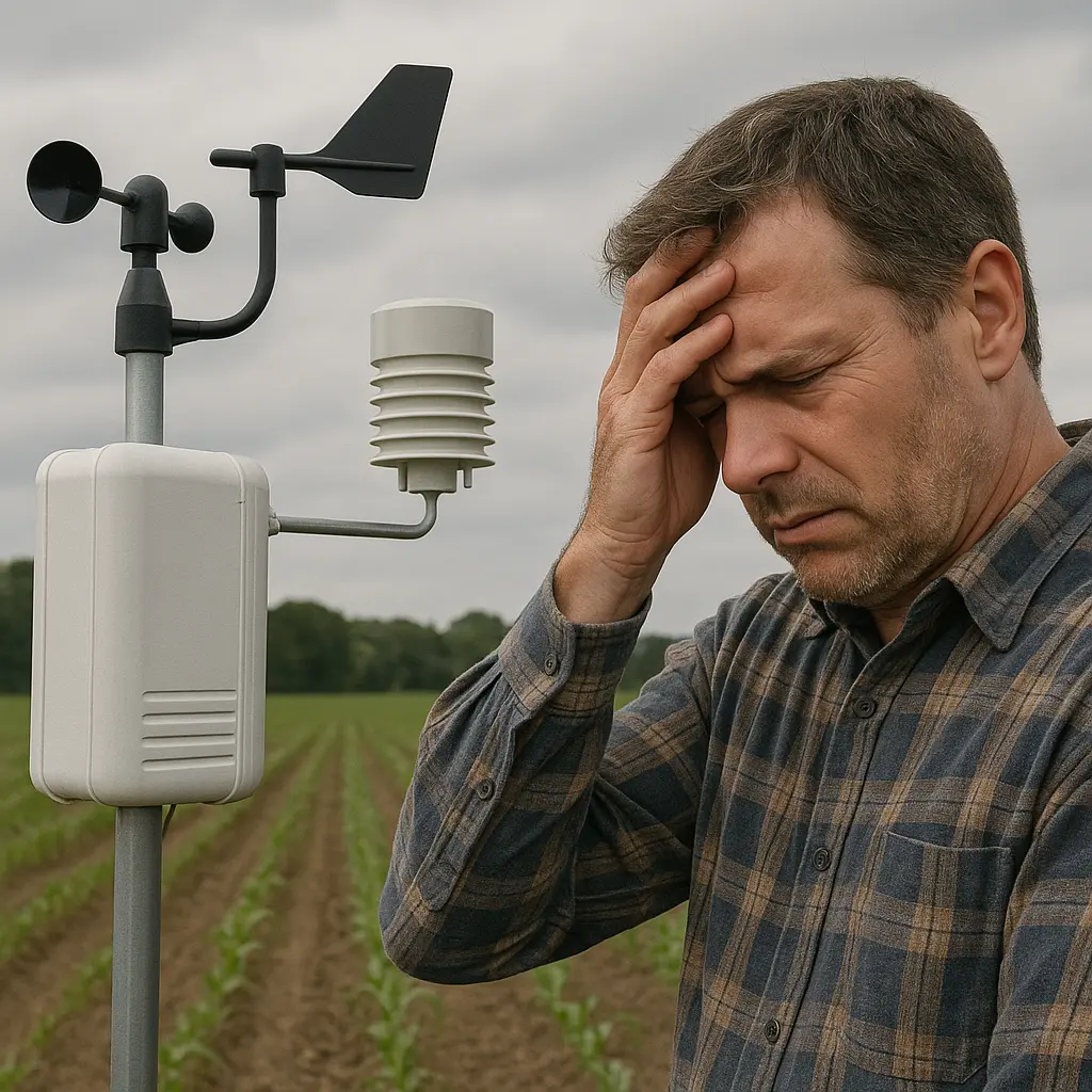 Installation d’une station météo sur une parcelle agricole : erreurs à éviter