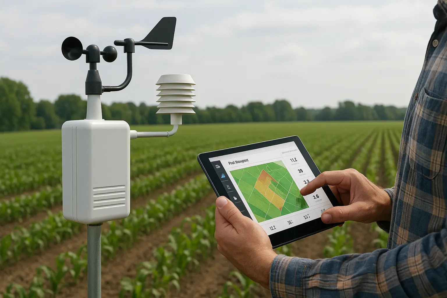 Comment intégrer une station météo à un outil de gestion parcellaire ?