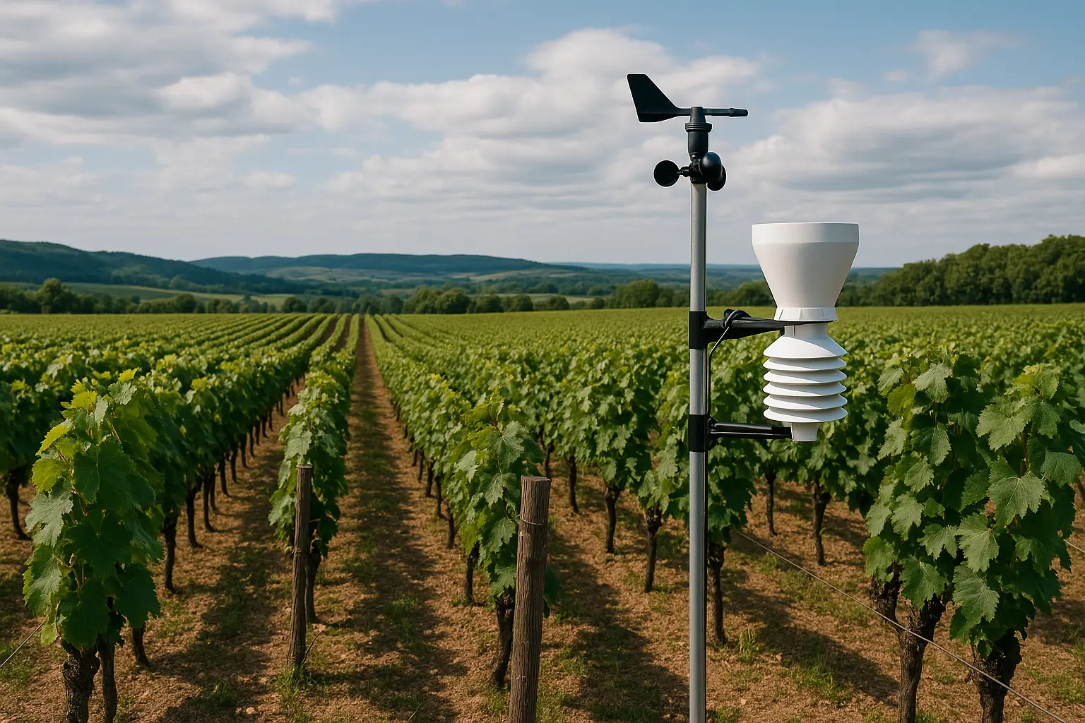 Quelle station météo pour une exploitation viticole ?