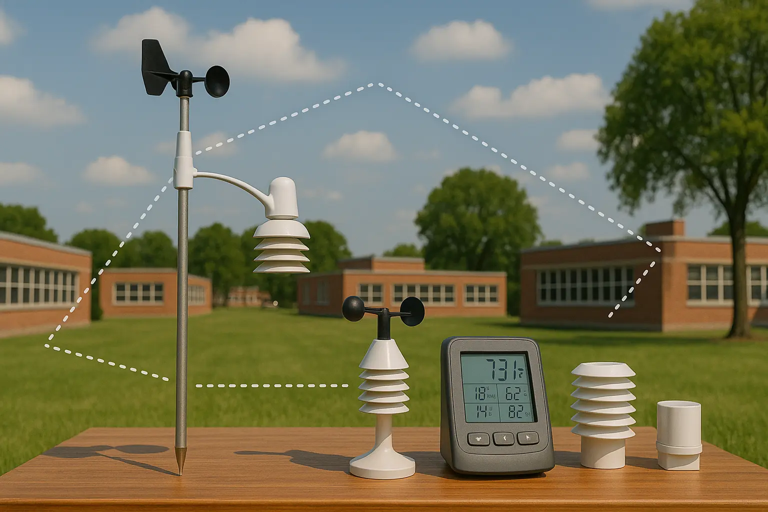 Créer un réseau météo inter-écoles